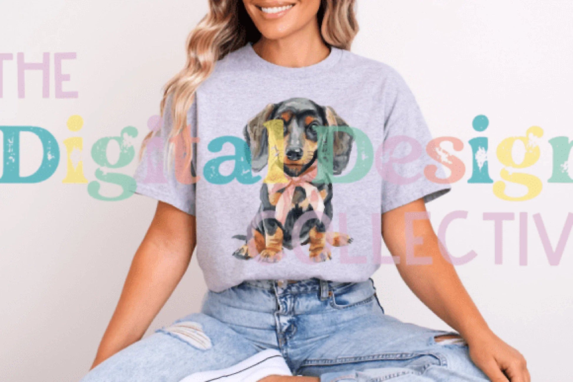 Dachshund Coquette Bow Design - CraftNest - Digital Crafting and Art