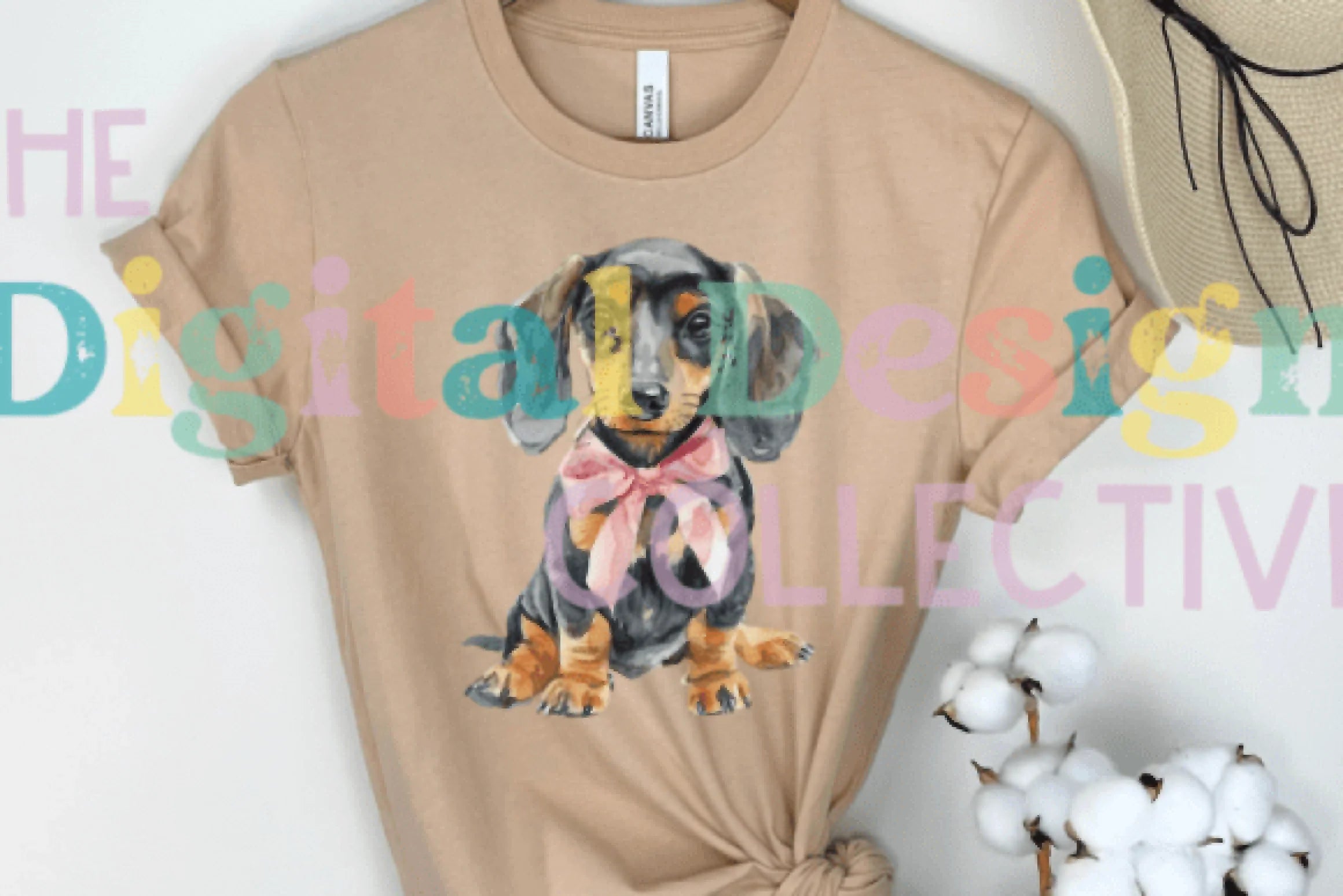 Dachshund Coquette Bow Design - CraftNest - Digital Crafting and Art