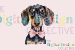 Dachshund Coquette Bow Design Clipart Bundle - CraftNest - Digital Crafting and Art