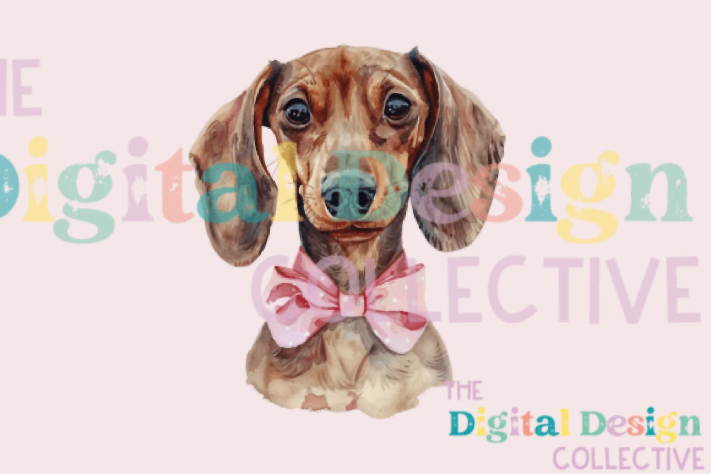 Dachshund Coquette Bow Dog Accessory Clipart Bundle - CraftNest - Digital Crafting and Art