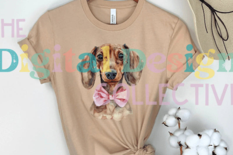 Dachshund Coquette Bow Dog Accessory Clipart Bundle - CraftNest - Digital Crafting and Art
