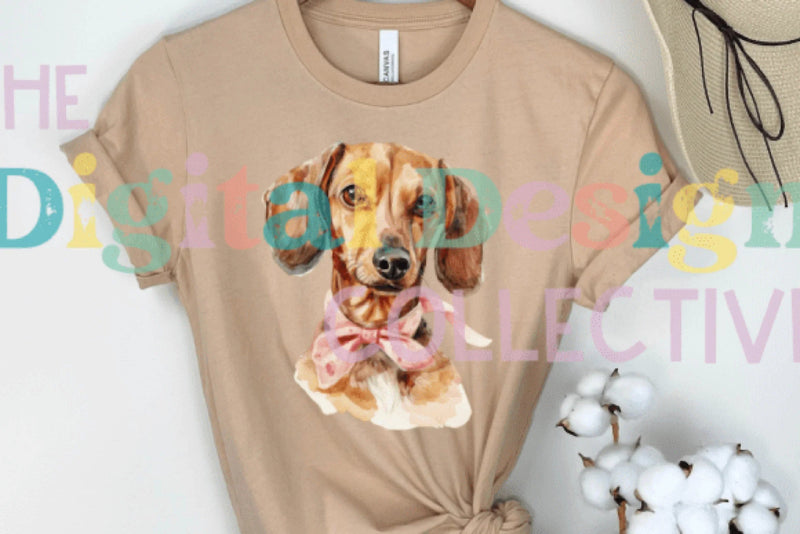Dachshund Coquette Bow Dog Accessory Clipart Bundle - CraftNest - Digital Crafting and Art