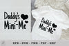 Daddy's Mini-Me Baby Quotes Clipart Bundle