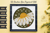 Daisy Flower 3D Shadow Box Papercut Clipart Bundle