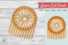 Daisy Flower Laser Cut Comb Clipart Bundle