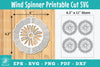 Daisy Flower Wind Spinner Clipart Bundle