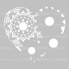 Daisy Mandala 3D Layered Papercut Clipart Bundle - CraftNest - Digital Crafting and Art