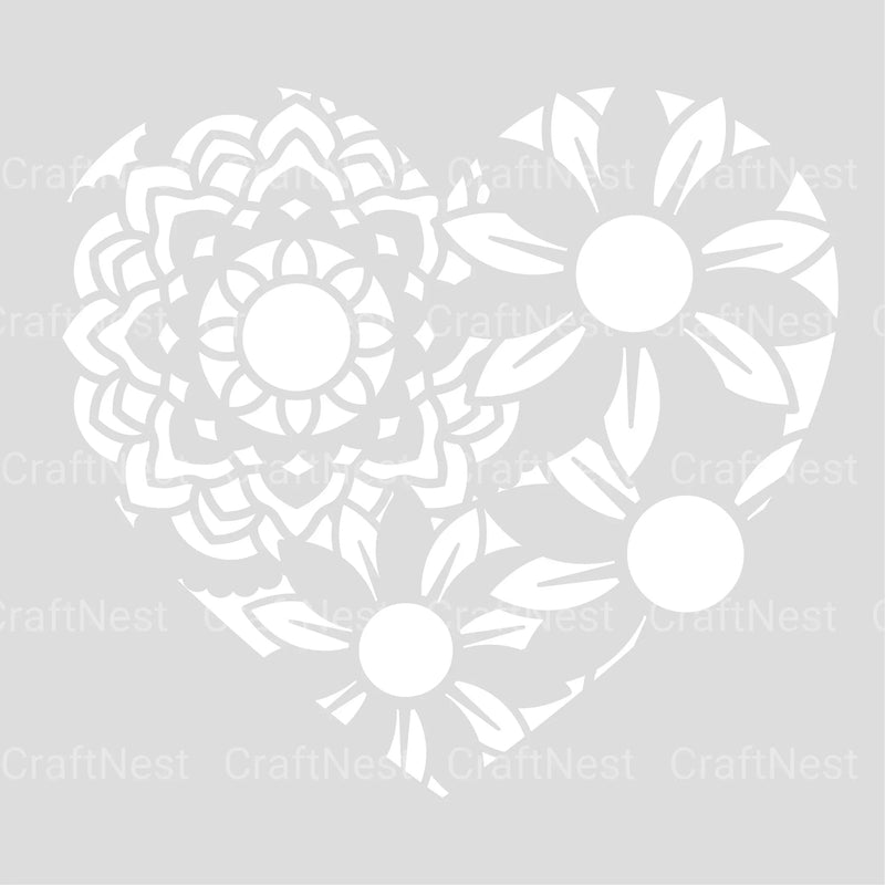 Daisy Mandala 3D Layered Papercut Clipart Bundle - CraftNest - Digital Crafting and Art