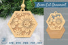 Daisy Flower Laser Cut Ornament Clipart Bundle