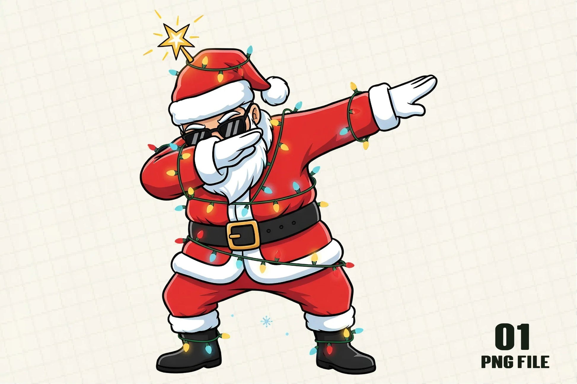 Dancing Santa Clipart Bundle - CraftNest - Digital Crafting and Art