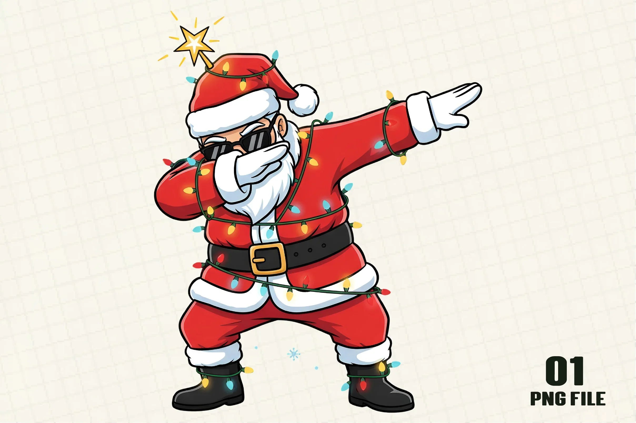 Dancing Santa Clipart Bundle - CraftNest - Digital Crafting and Art