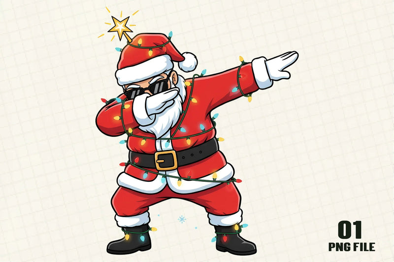 Dancing Santa Clipart Bundle - CraftNest - Digital Crafting and Art
