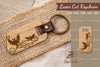 Decorative Bat Laser Cut Keychain Design Bundle