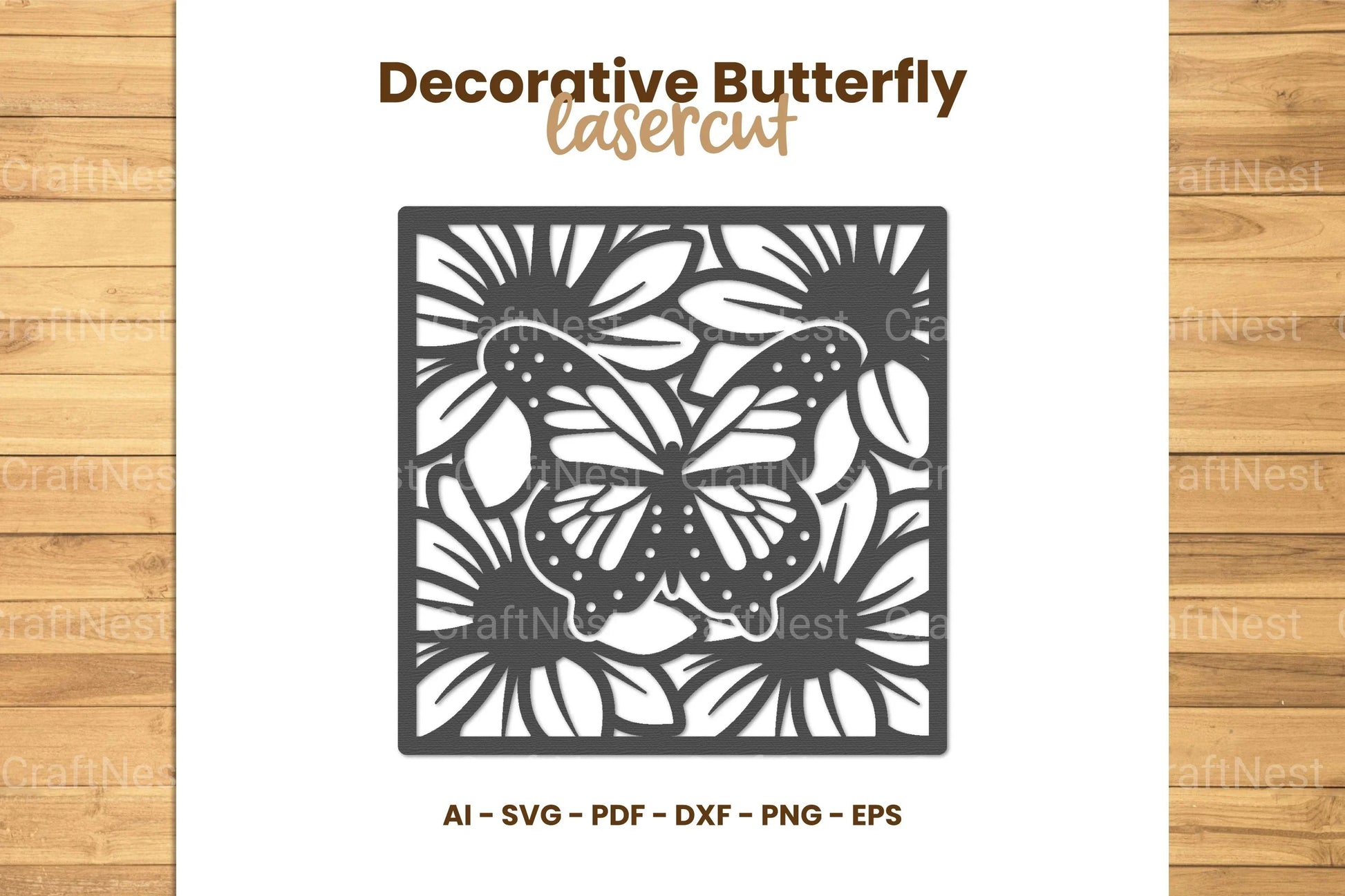 Decorative Butterfly Lasercut SVG Bundle - CraftNest - Digital Crafting and Art