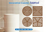 Decorative Coaster Lasercut SVG Bundle