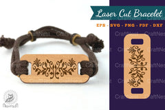 Decorative Floral Lasercut Bracelet Clipart Bundle - CraftNest - Digital Crafting and Art