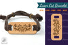 Decorative Floral Lasercut Bracelet Clipart Bundle