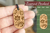 Decorative Floral Lasercut Pendant Clipart Bundle