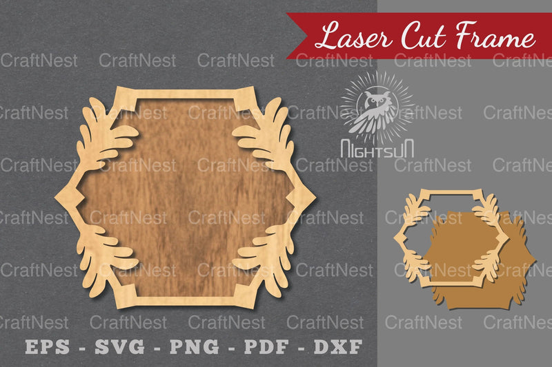 Decorative Frame Laser Cut Design Bundle - CraftNest - Digital Crafting and Art