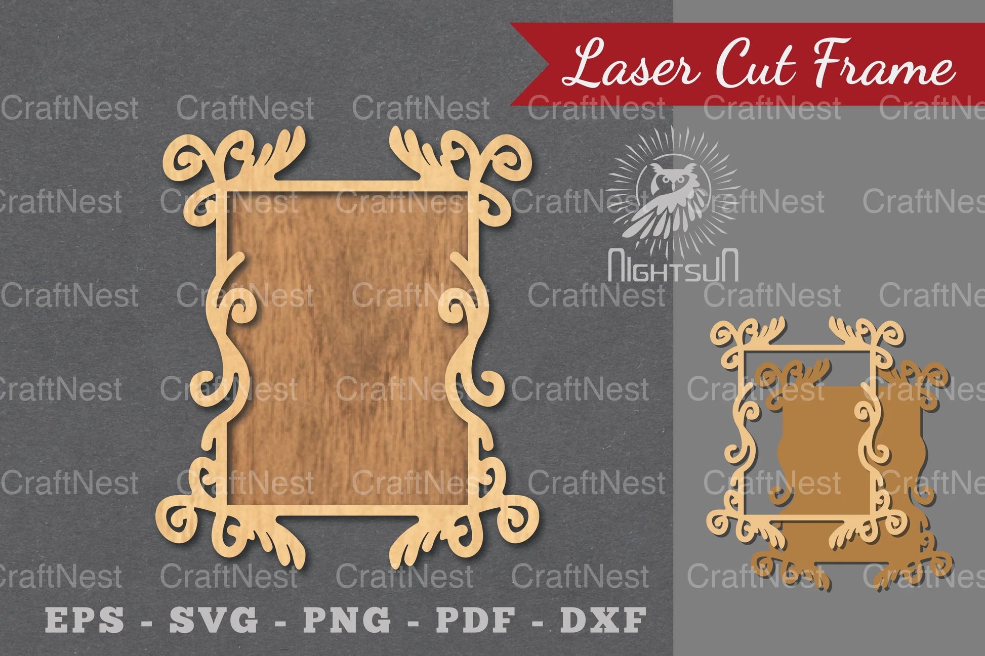Decorative Frame Laser Cut Clipart Bundle - CraftNest - Digital Crafting and Art