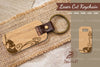 Decorative Ghost Laser Cut Keychain Design Bundle