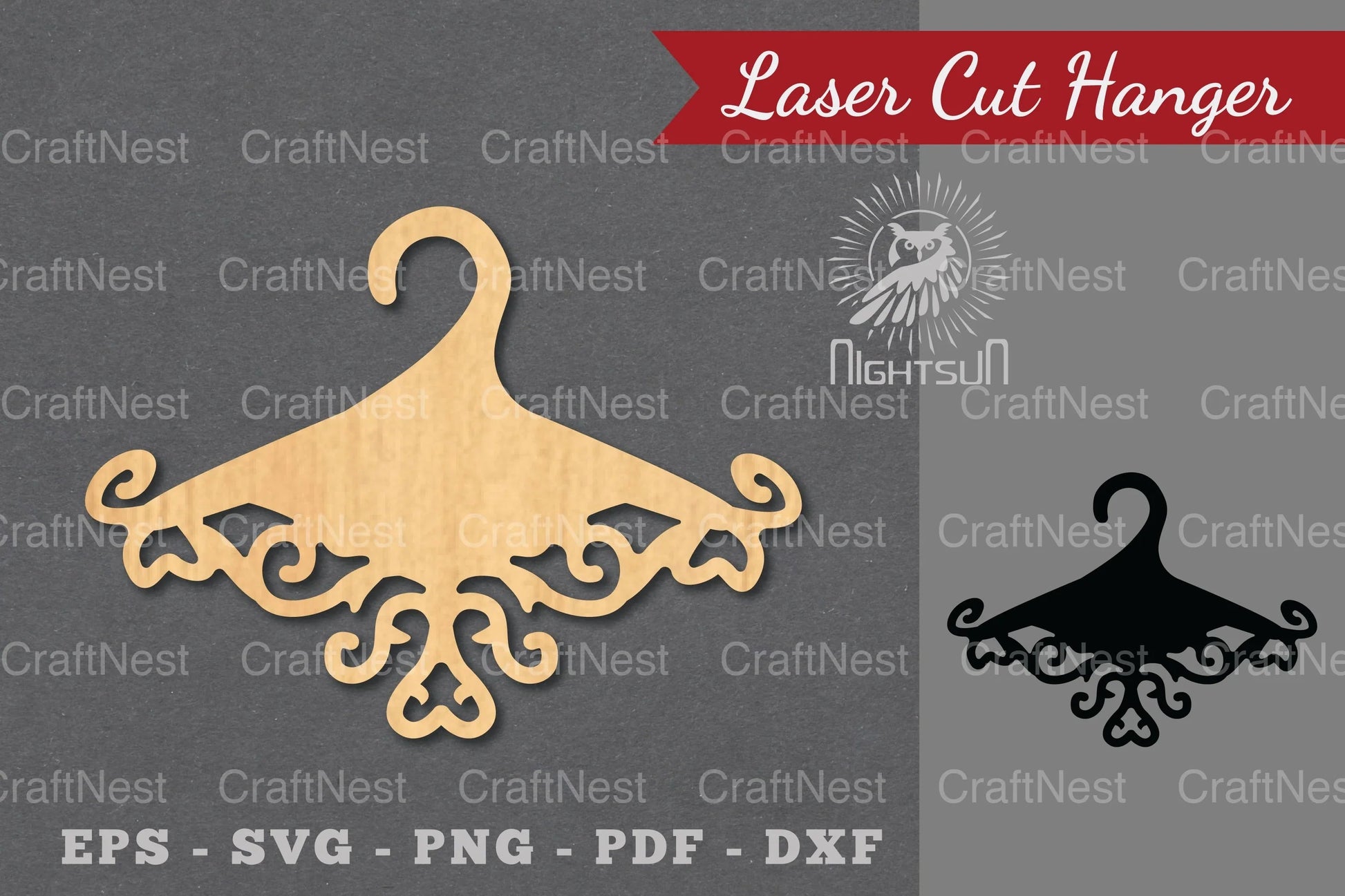 Decorative Hanger Laser Cut Clipart Bundle - CraftNest - Digital Crafting and Art