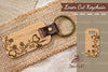 Decorative Heart Laser Cut Keychain Design Bundle