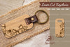 Decorative Heart Laser Cut Keychain Clipart Bundle