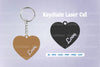Decorative Heart Laser Cut Keychain SVG Bundle