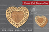 Decorative Heart Laser Cut Sign Clipart Bundle