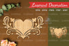 Decorative Heart Lasercut Decoration Clipart Bundle