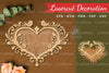 Decorative Heart Lasercut Decoration Clipart Bundle