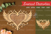 Decorative Heart Lasercut Decoration Clipart Bundle