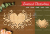 Decorative Heart Lasercut Decoration Clipart Bundle