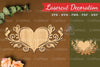 Decorative Heart Lasercut Decoration Clipart Bundle