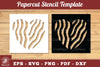 Decorative Heart Papercut Stencil Clipart Bundle