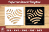 Decorative Heart Papercut Stencil Clipart Bundle