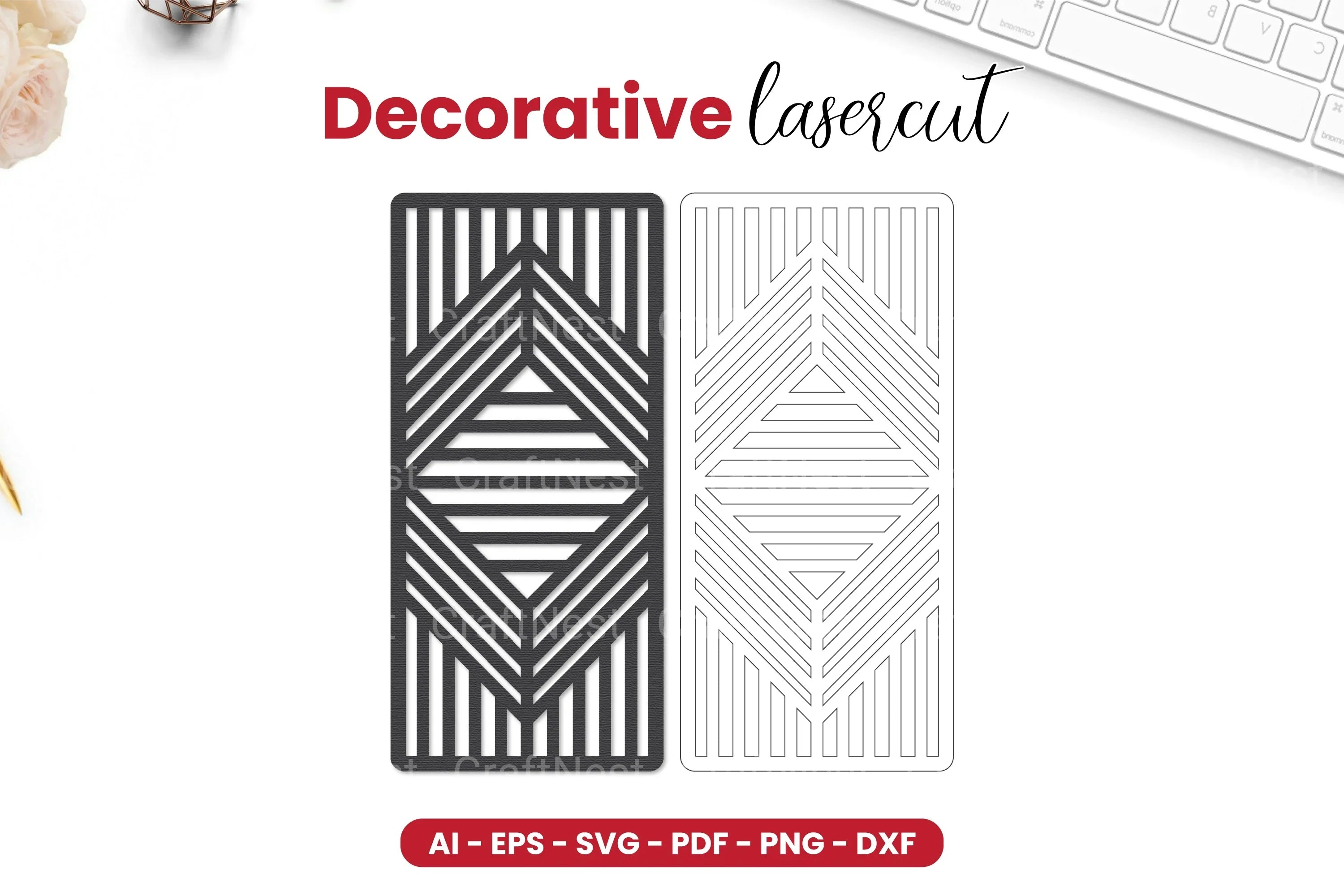 Decorative Laser Cut SVG Bundle - CraftNest - Digital Crafting and Art
