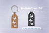 Decorative Laser Cut Keychain SVG Bundle