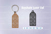 Decorative Laser Cut Keychain SVG Bundle Clipart