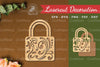 Decorative Lock Laser Cut Design Bundle