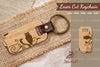 Decorative Owl Laser Cut Keychain Design Bundle