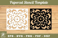 Decorative Paper Cut Stencil Clipart Bundle - CraftNest - Digital Crafting and Art