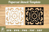 Decorative Paper Cut Stencil Clipart Bundle