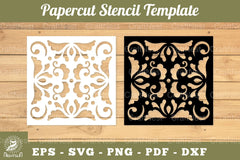Decorative Paper Cut Stencil Clipart Bundle - CraftNest - Digital Crafting and Art