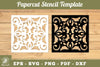 Decorative Paper Cut Stencil Clipart Bundle