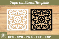 Decorative Paper Cut Stencil Clipart Bundle - CraftNest - Digital Crafting and Art
