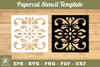 Decorative Paper Cut Stencil Clipart Bundle