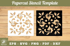 Decorative Paper Cut Stencil Clipart Bundle - CraftNest - Digital Crafting and Art