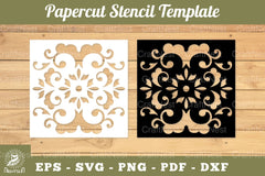 Decorative Paper Cut Stencil Clipart Bundle - CraftNest - Digital Crafting and Art